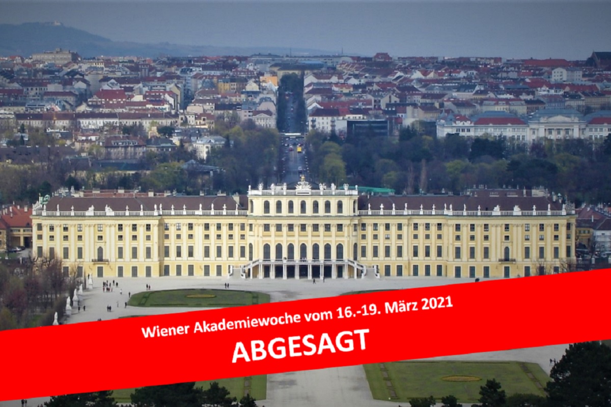 Wiener Akademiewoche abgesagt