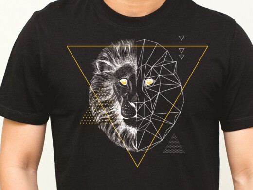 Bedrucktes T-Shirt mit Amazonia von Tiflex