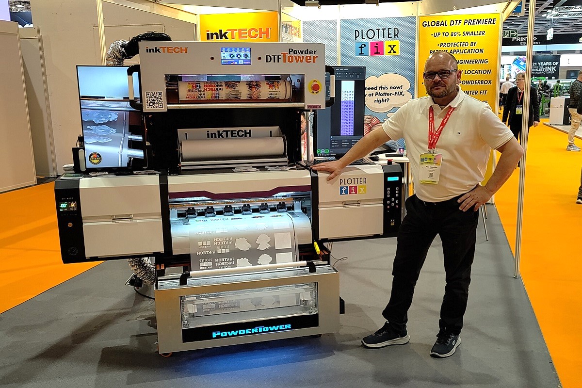 Mike Heuschkel von inkTECH auf der FESPA