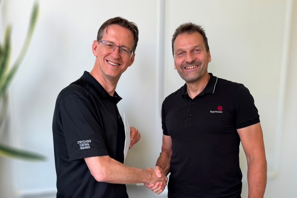 Marcel Grünig und Andreas Ferndriger von der Grünig SignTronic