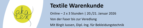 Banner Textile Warenkunde