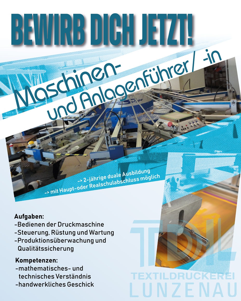 Maschinen- und Anlagenführer bei TDL Lunzenau