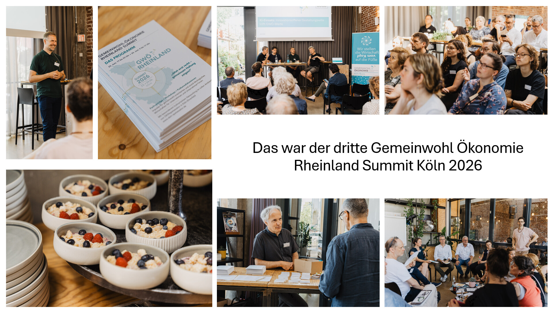 Das war der dritte Gemeinwohl Ökonomie Rheinland Summit Köln 2026