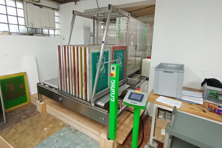Time/Less Prints reinigt Siebe automatisch und auf engstem Raum